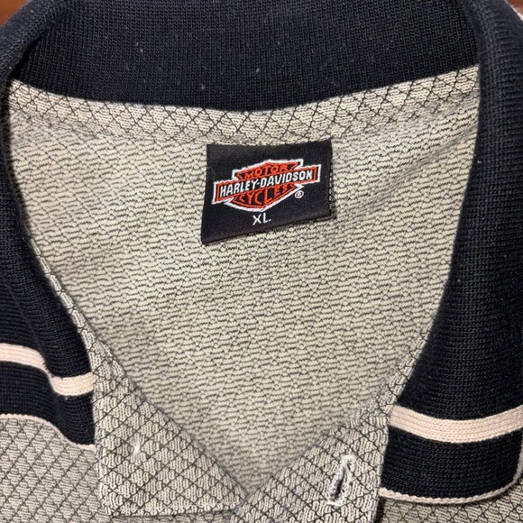 MEN'S HARLEY DAVIDSON POLO SHORT SLEEVE - SIZE XL - Picture 3 of 12